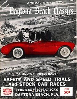 Course annuelle de stock-car classique et essais de vitesse de Daytona Beach en hiver, 7e édition de 1956