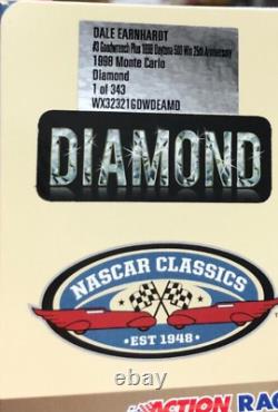 Dale Earnhardt #3 Goodwrench 1998 Daytona 500 Win 25th Ann 124 scale DIAMOND
<br/> <br/>	Translation: Dale Earnhardt #3 Goodwrench 1998 Victoire du Daytona 500 25e anniversaire à l'échelle 124 DIAMOND