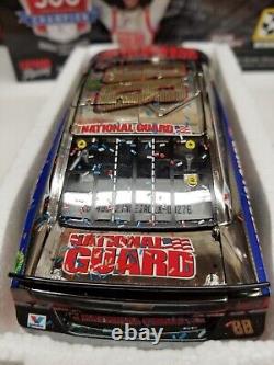 Dale Earnhardt Jr 2014 National Guard 1/24 Daytona 500 Raced Win Color Chrome<br/> Dale Earnhardt Jr 2014 National Guard 1/24 Daytona 500 Victoire de course en couleur chrome