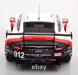 Échelle 1/18 IXO 911 RSR 991 2017 24h Daytona #912 Bamber, Bruni, Vanthoor