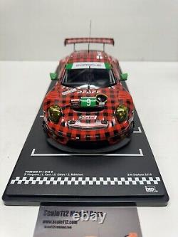 Échelle 1/18 IXO Porsche GT3 R #9 GTD 24h Daytona 2019 Pfaff Motorsports