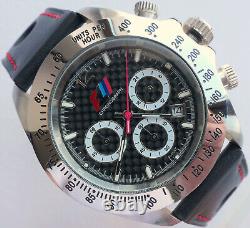 Grand Prix de Rallye BMW Daytona M Power Motorsport Montre Chronographe de Course Sportifs