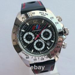 Grand Prix de Rallye BMW Daytona M Power Motorsport Montre Chronographe de Course Sportifs