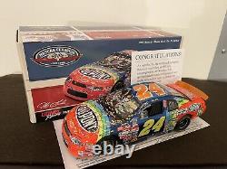 Jeff Gordon 1998 Dupont Darlington Raced Win Dual Auto Liquid Color 124 Diecast  <br/> 	Jeff Gordon 1998 Dupont Darlington Raced Win Dual Auto Liquid Color 124 Diecast