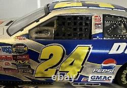 Jeff Gordon 2004 Daytona Pepsi 400 Version de course Win Action 124 Diecast avec broche