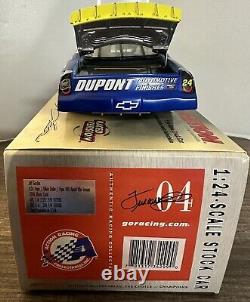 Jeff Gordon 2004 Daytona Pepsi 400 Version de course Win Action 124 Diecast avec broche