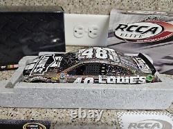 Jimmie Johnson 2013 #48 Lowe's Daytona 500 Victoire de la Course Autographiée Édition Or Blanc Elite