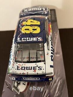 Jimmie Johnson 2014 #48 Lowe's Charlotte Coke 600 Elite Raced Win 124 Diecast 
<br/> 
<br/>Translation: Jimmie Johnson 2014 #48 Lowe's Charlotte Coke 600 Élite Course Gagnante 124 Moulage sous Pression