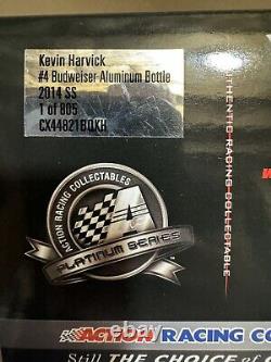 Kevin Harvick #4 Bouteille en aluminium Budweiser 2014 moulé sous pression 1/24