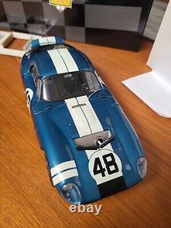 Légendes de course Exoto Racing Cobra Daytona 48 1965, vainqueur à Monza, échelle 1:18, double boîte.