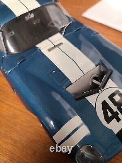 Légendes de course Exoto Racing Cobra Daytona 48 1965, vainqueur à Monza, échelle 1:18, double boîte.