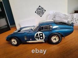 Légendes de course Exoto Racing Cobra Daytona 48 1965, vainqueur à Monza, échelle 1:18, double boîte.