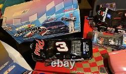 Lot de 14 voitures miniatures vintage Dale Earnhardt Nascar fabriquées par Action 1/24 avec toutes les boîtes