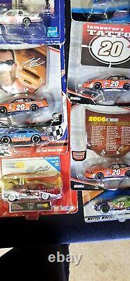 Lot de 32 voitures miniatures NASCAR 1/64 en métal moulé sous pression vintage