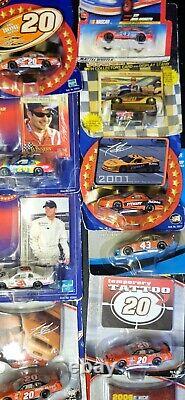 Lot de 32 voitures miniatures NASCAR 1/64 en métal moulé sous pression vintage