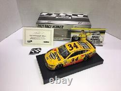 Michael Mcdowell Autographié 2021 #34 Love's Travel Stops Daytona 500 Win 1/24