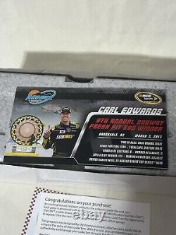 Nascar Carl Edwards 2013 #99 Subway Phoenix Race Win 1/24 Elite Nouveau dans la boîte