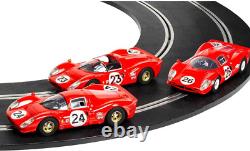 Scalextric 1967 Daytona 24 Triple Pack Voitures de course à fente 132 Édition limitée Box