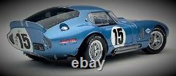 Voiture de course Daytona Shelby 1/18 Racing Custom Built, carrosserie en métal, modèle GT des années 1960, coureur 24.