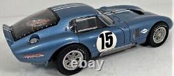 Voiture de course Daytona Shelby 1/18 Racing Custom Built, carrosserie en métal, modèle GT des années 1960, coureur 24.