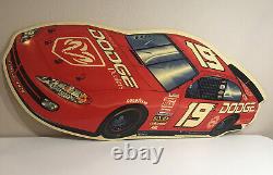 Voiture de course Vintage NASCAR 2001 Dodge Daytona #19 Panneau mural de garage par WinCraft 35