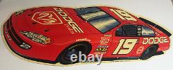 Voiture de course Vintage NASCAR 2001 Dodge Daytona #19 Panneau mural de garage par WinCraft 35